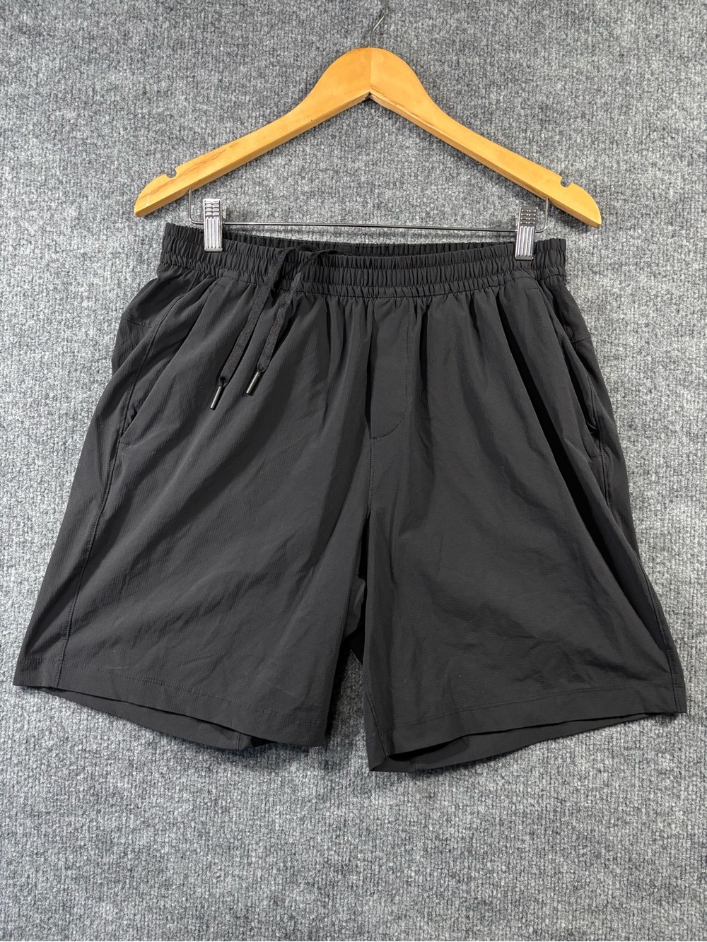 lululemon Men's Pace Breaker Short 7" Lined Black Athletic Shorts Size M